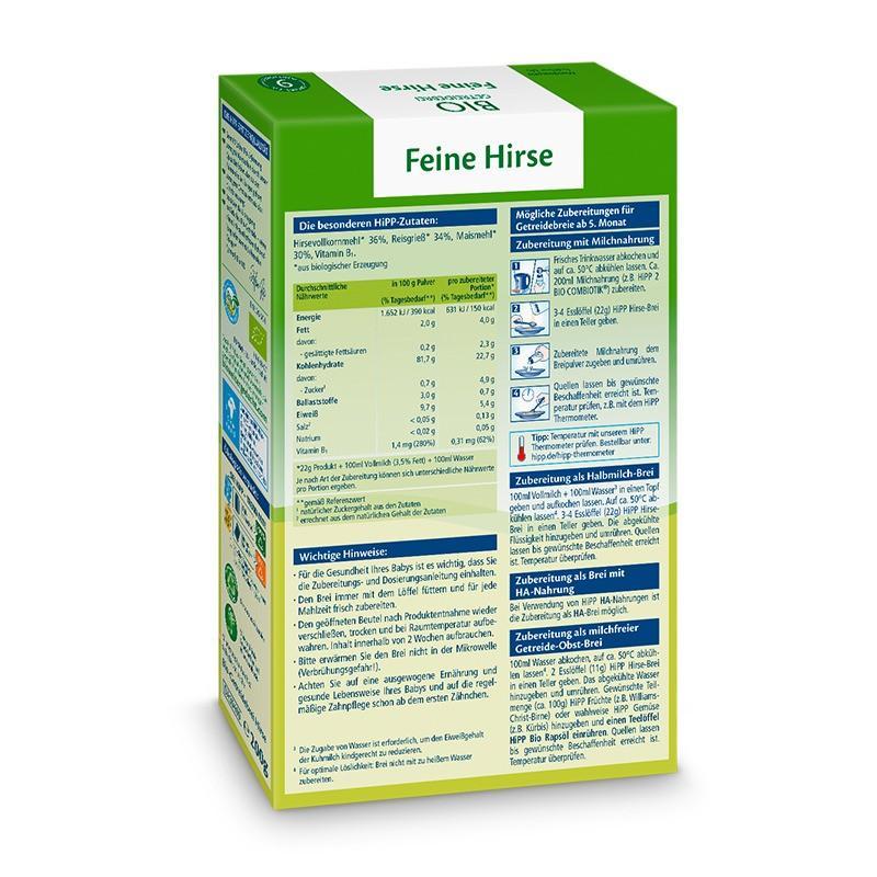 原装进口德国HiPP喜宝婴幼儿辅食小米米粉5个月+ 200g图片