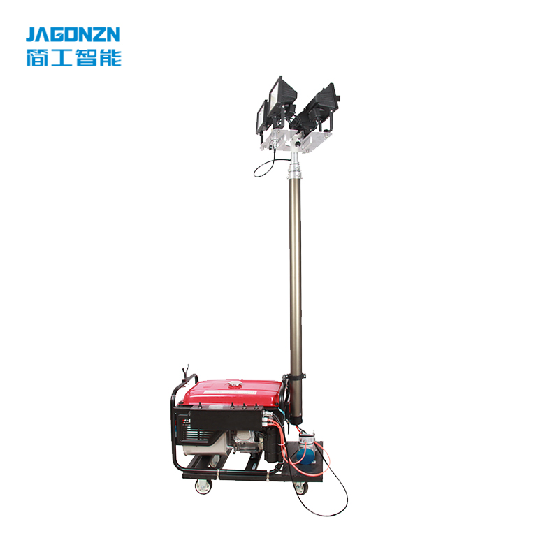 简工智能 YQ-05I 220V 4×500W 6000K(卤钨灯) 强光升降照明装置 黑色