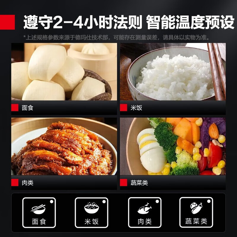 德玛仕蒸饭柜电蒸箱 商用厨房食堂饭堂酒店用蒸米饭包子馒头蒸炉大容量型[有孔无孔各半] 380V KZ-100D高清大图