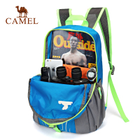 CAMEL骆驼户外双肩背包 男女款20L徒步登山 男女通用 双肩折叠包
