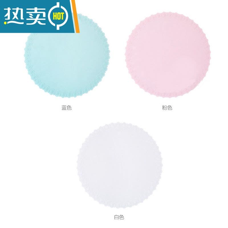 敬平硅胶保鲜盖多用途保鲜膜盖锁鲜碗盖密封盖可重复使用 三个装 (蓝 粉 白)圆形 (23cm直径)图片