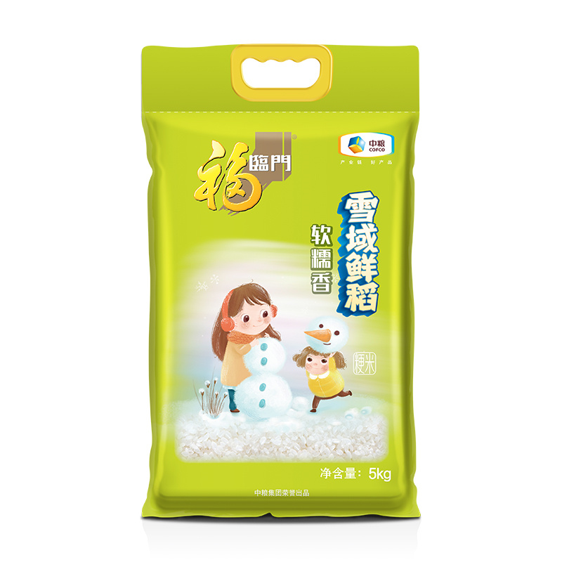 福临门-雪域仙稻软糯香米5kg