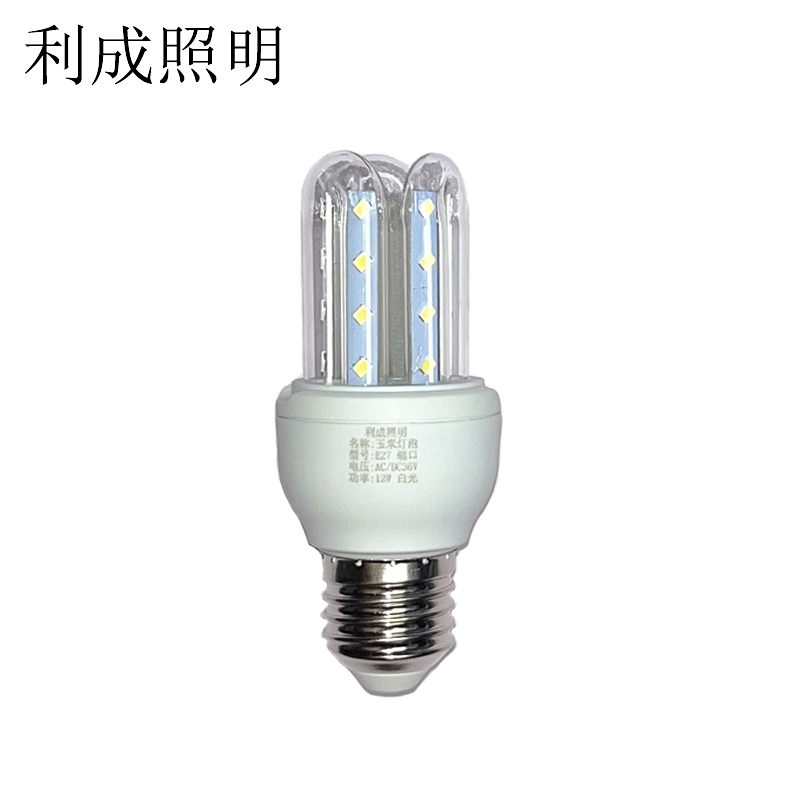 利成照明 玉米灯泡 E27 螺口 12W 个