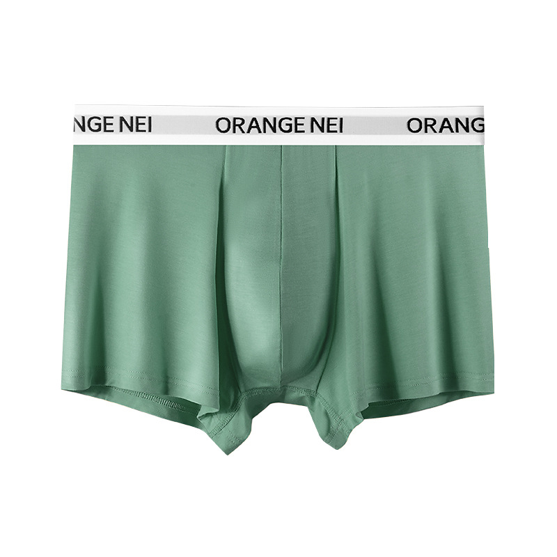 中山内裤工厂品牌贴牌定制男士内裤莫代尔平角裤头大码蚕丝男内裤