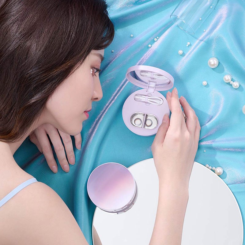 朗菲超声波洗隐形眼镜清洗器C1电动清洗盒子自动清洗眼镜美瞳器仪机