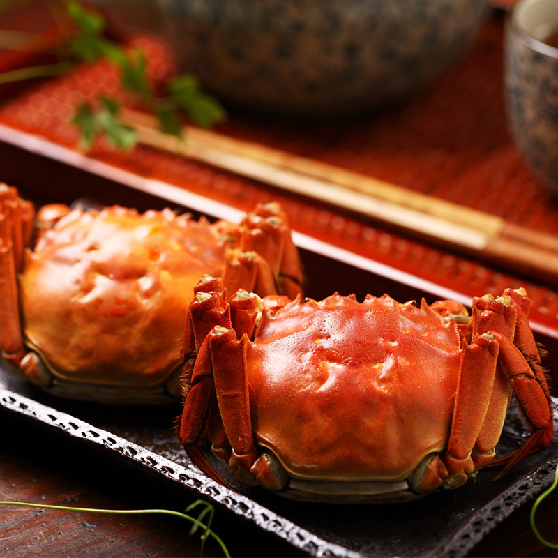 [礼劵]蟹霸仙 大闸蟹礼券 896型 公3.0两 母2.0两 3对装 海鲜水产大闸蟹礼品卡 卡劵 礼品劵高清大图