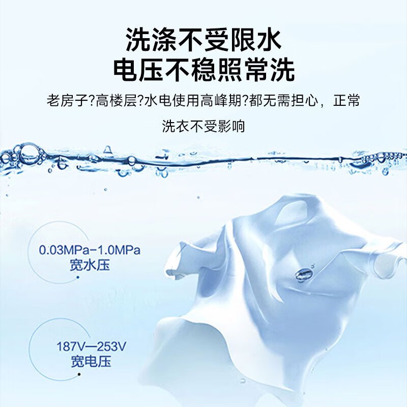 Haier/海尔10KG洗衣机全自动波轮家用节能智能预约筒自洁洗脱一体抗菌除螨自编程Z608