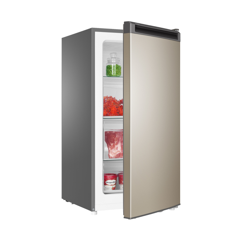 24h闪发海尔haierbd148mdt148升冷柜立式家用小冰柜微霜立式冷柜母乳