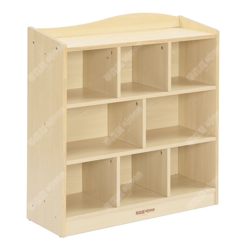 维也纳实木8格柜L80-枫木纹高清大图