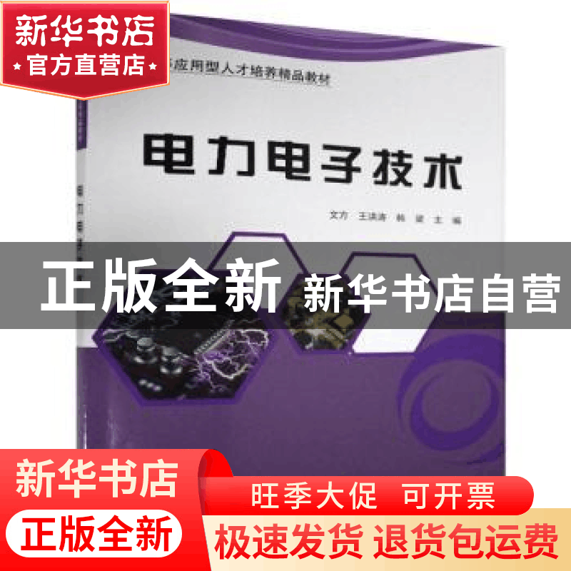 正版 电力电子技术(高等应用型人才培养精品教材) 文方,王洪涛,韩图片