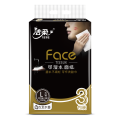 洁柔 3层Face(黑色)古龙水香味抽纸 150抽/包 3包/提 4提装 BR060-01