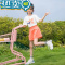 绿彩虹光女童夏装套装2023新款中大童洋气时髦儿童装10岁女孩网红短袖夏.