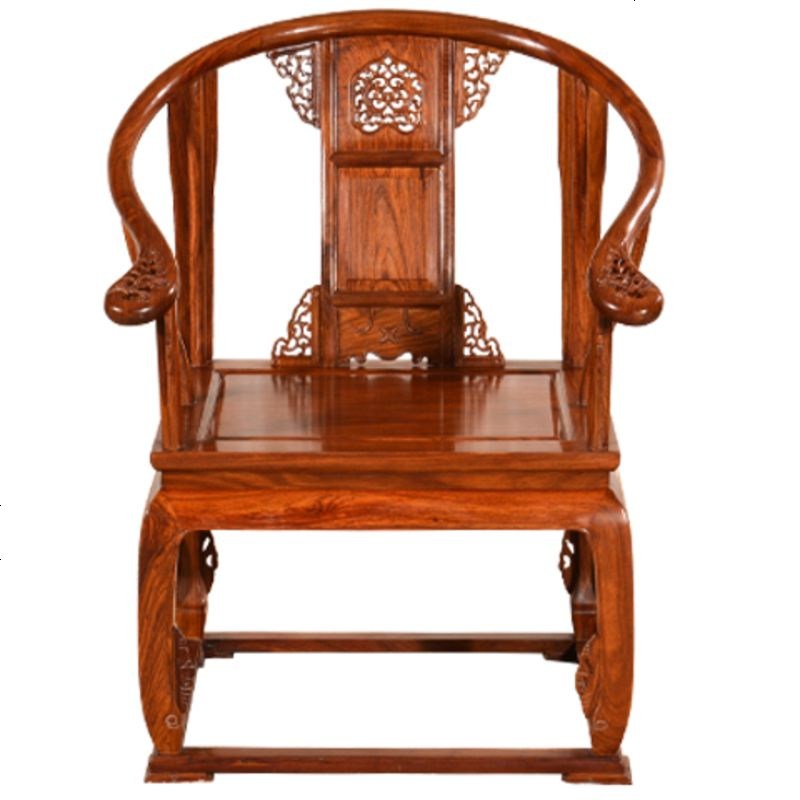红木椅子圈椅三件套家具刺猬紫檀实木非洲花梨太师椅皇宫椅三件套