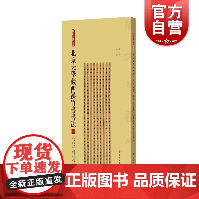 北京大学藏西汉竹书书法一 简帛书法大系北京大学出土文献与古代文明研究所、上海书画出版社编上海书画出版社高清大图