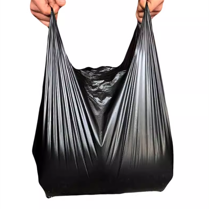 哲俏 背心式加厚垃圾袋40cm*60cm 25个/把高清大图