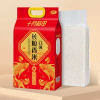 十月稻田大米辽河长粒香东北大米饱满颗粒营养丰富5kg