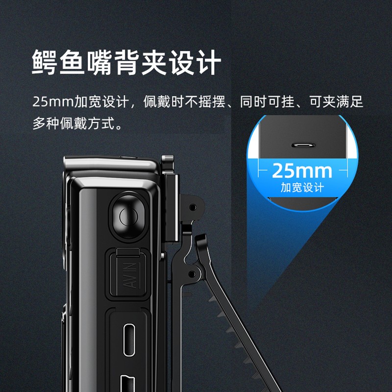 爱国者(aigo)DSJ-R2 512G视频记录仪6800W1440P140°广角夜视便携加密激光定位高清大图