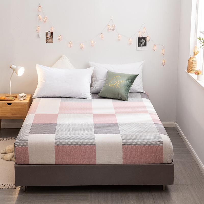 美帮汇床笠单件全棉床垫保护套防滑可全包床儿童罩防尘全棉床套 纯棉单床笠-斯曼奇 150cmx200cm纯棉床笠【适合5-28cm厚床垫】【建