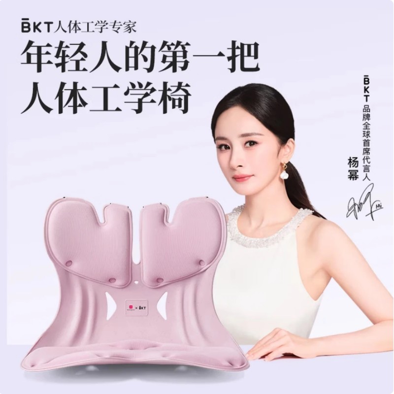 BKT 人体工学护腰坐姿椅 超大版 海雾蓝 故宫宫廷联名款高清大图