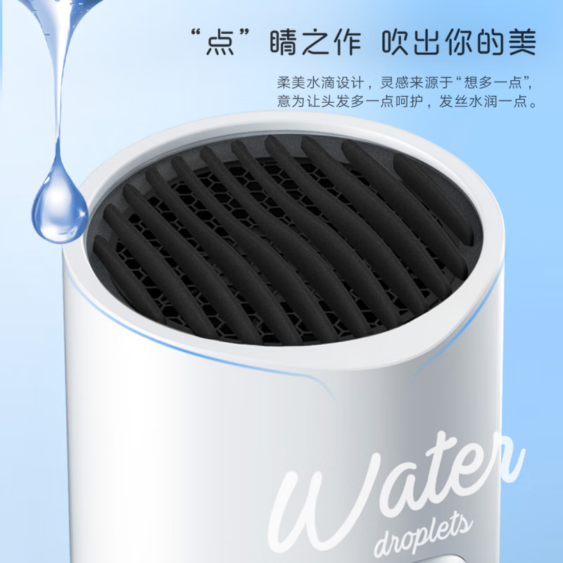 美的AJ0501吹风机家用大攻率速干便携可折叠电吹风恒温学生宿舍护发不伤发速干吹风筒高清大图