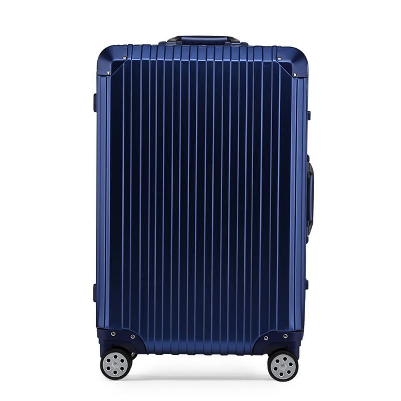 德国全镁铝合金拉杆箱商务旅行箱万向轮行李箱登机箱男女TSA海关26寸黑色高清大图