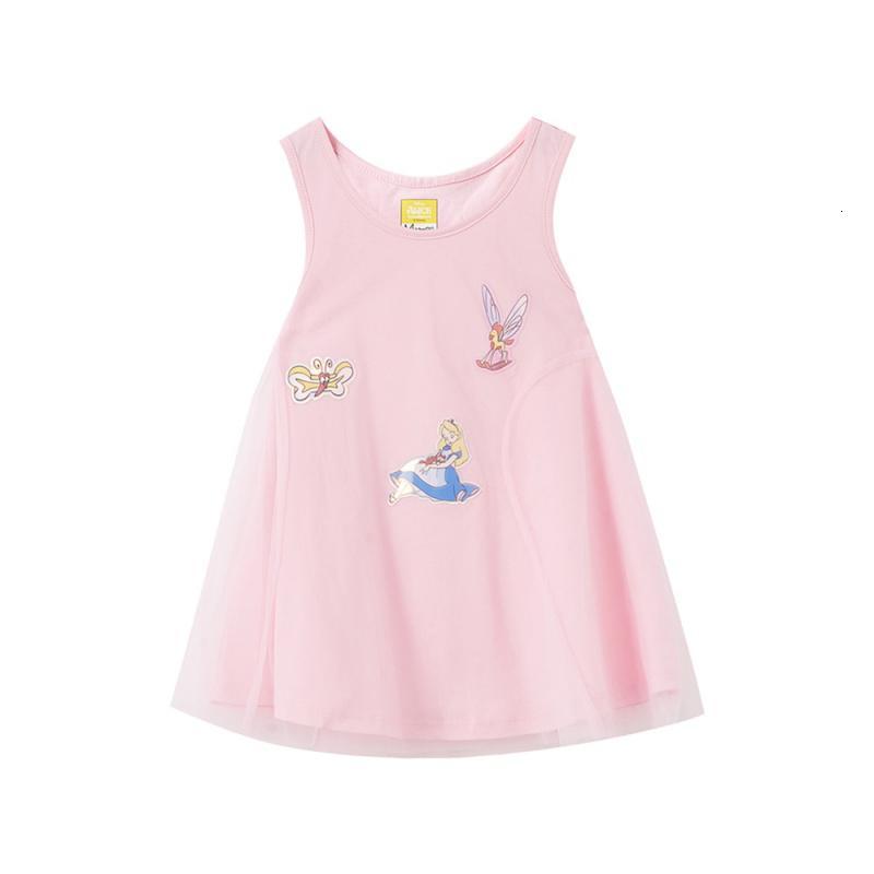 [1件3折价:44.7]moomoo童装女童夏装新款连衣裙儿童洋气薄款无袖公主裙