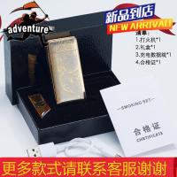 usb双电弧打火机充电 个性创意防风超薄感应脉冲电子点烟器男刻字