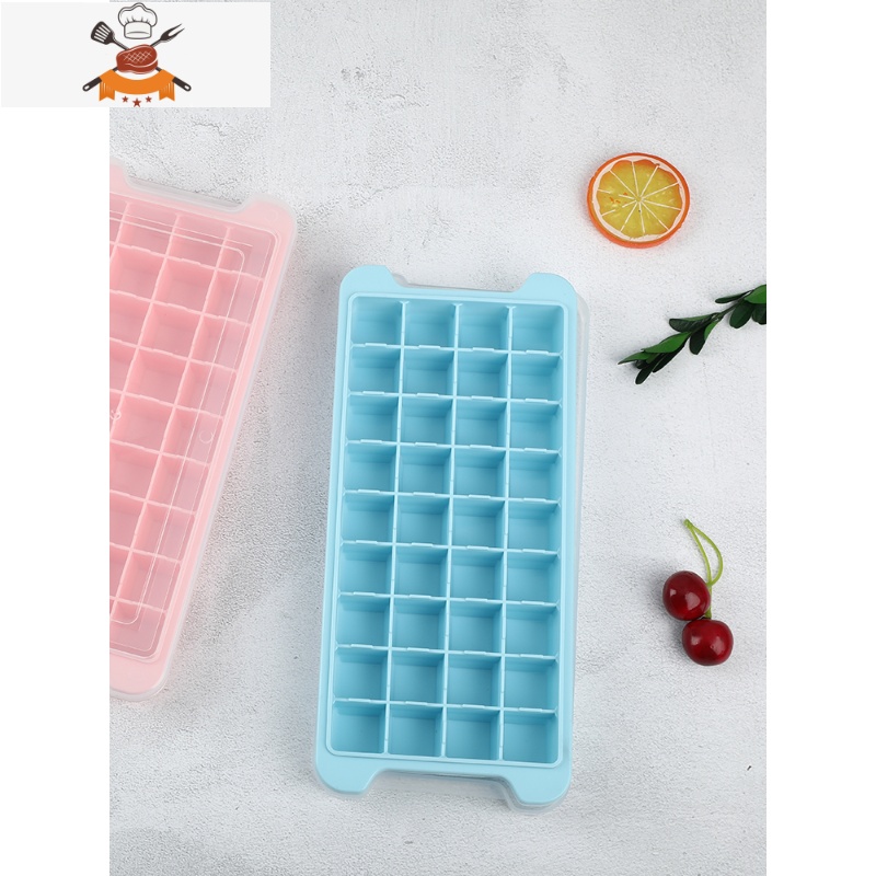 硅胶冰格制冰盒自制辅食做冰球器家用小型速冻器冰箱冻冰块模具 敬平 12格绿色带盖带铲子高清大图