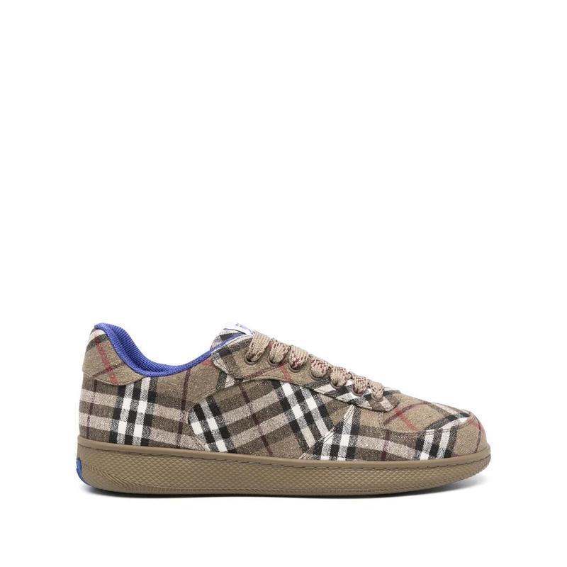 博柏利(BURBERRY)纯棉透气休闲运动跑鞋男情侣款百搭帆布鞋