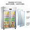 荣事达厨房冰箱商用冷藏柜 水果蔬菜串串啤酒饮料保鲜冰柜 商用立式双门展示柜 CFR-40B2