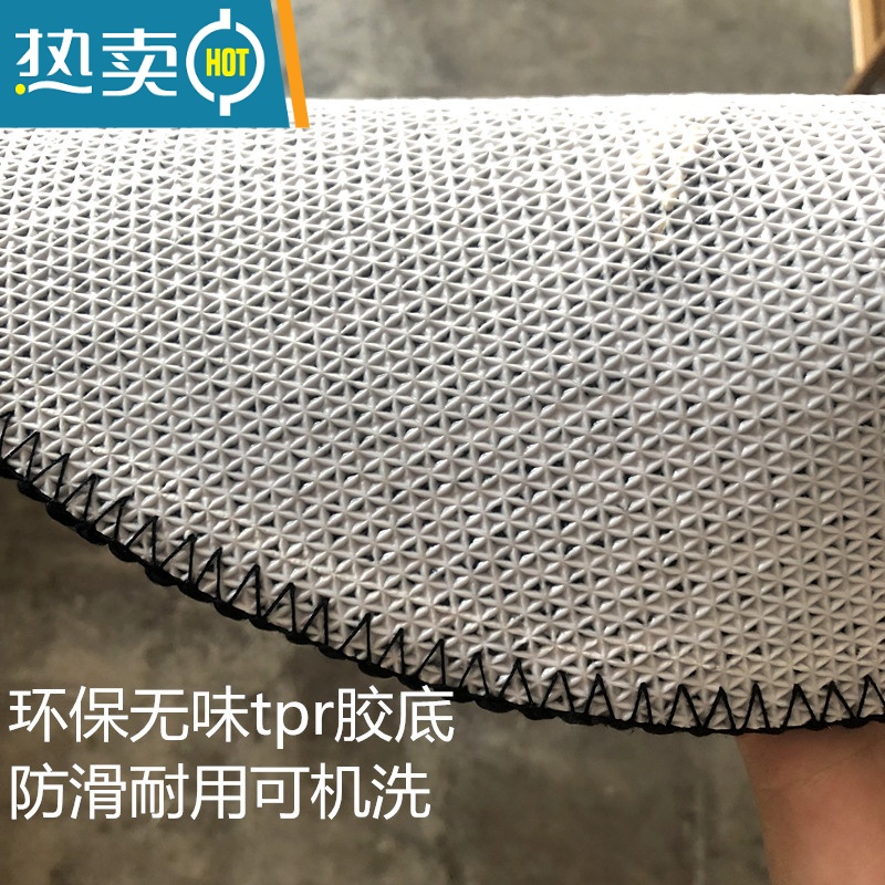 XIANCAI黑白款字母 超柔地垫 bath 45*65cm脚垫防滑门垫 参加店内2片高清大图