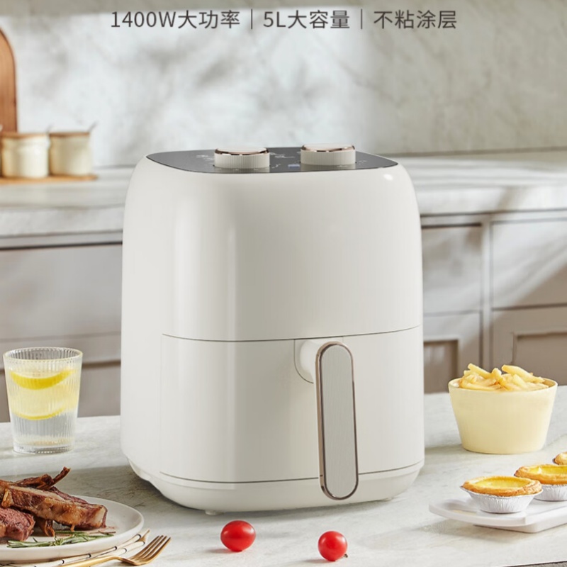 美菱(MELNG)电烤炉5L大容量空气炸锅MZG-LC45300自由控温定时多功能煎炸锅薯条机高清大图