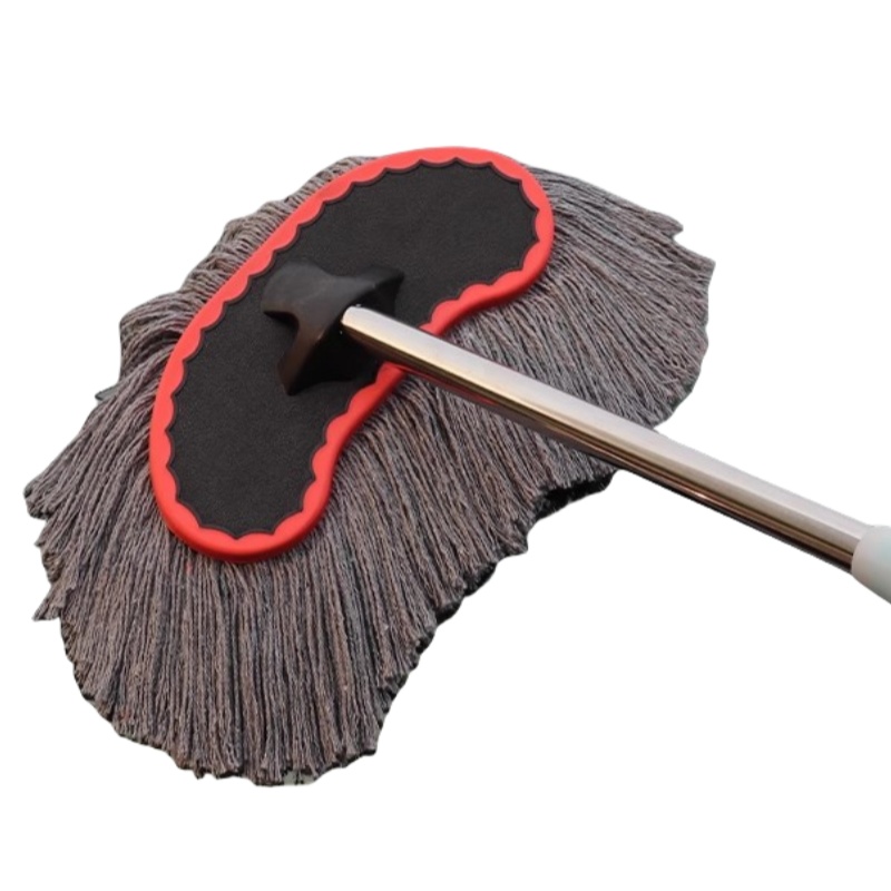 吉迎尚品 车刷擦车洗车拖把 棉线1.8米可伸缩 个高清大图