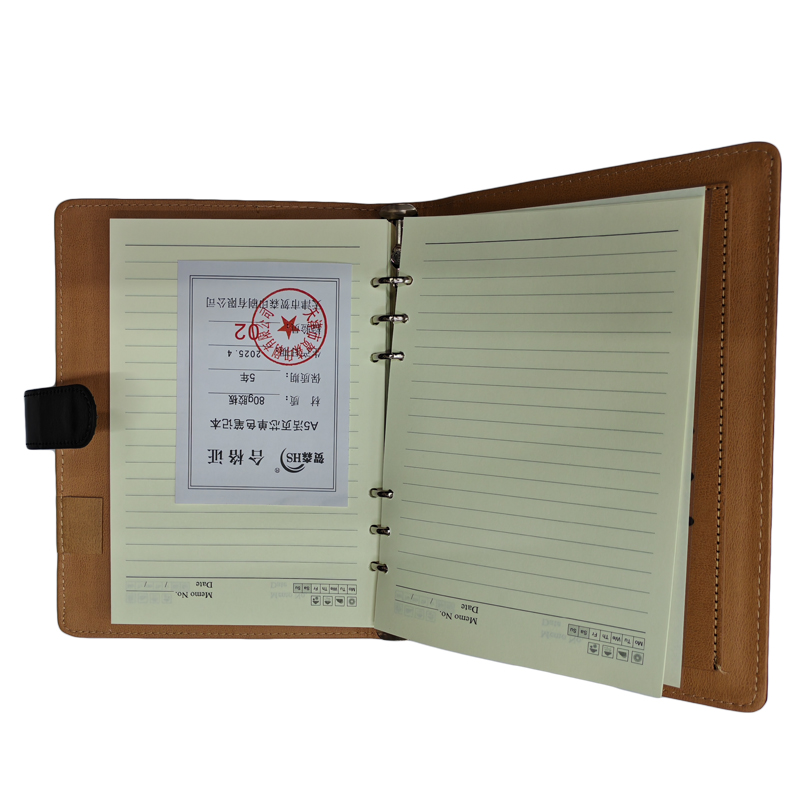 贺森HS 定制A5活页芯单色笔记本 A5 本