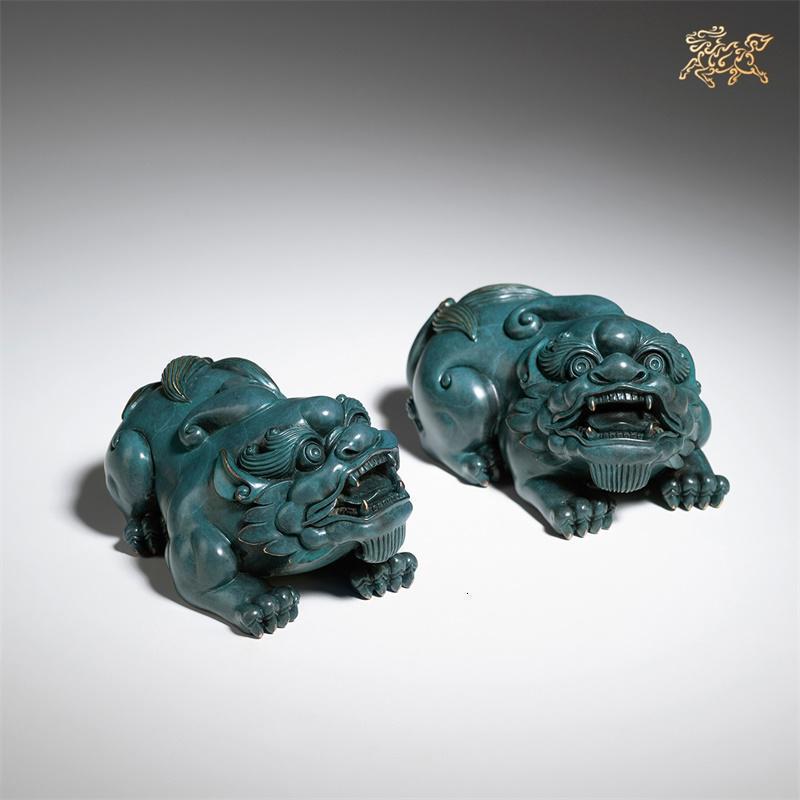 美帮汇全铜摆件 《貔貅之财源滚滚(一对)》铜工艺品 家居饰品高清大图