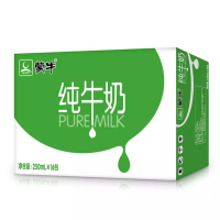蒙牛 纯牛奶 PURE MILK 250ml*16 盒(10件起送)