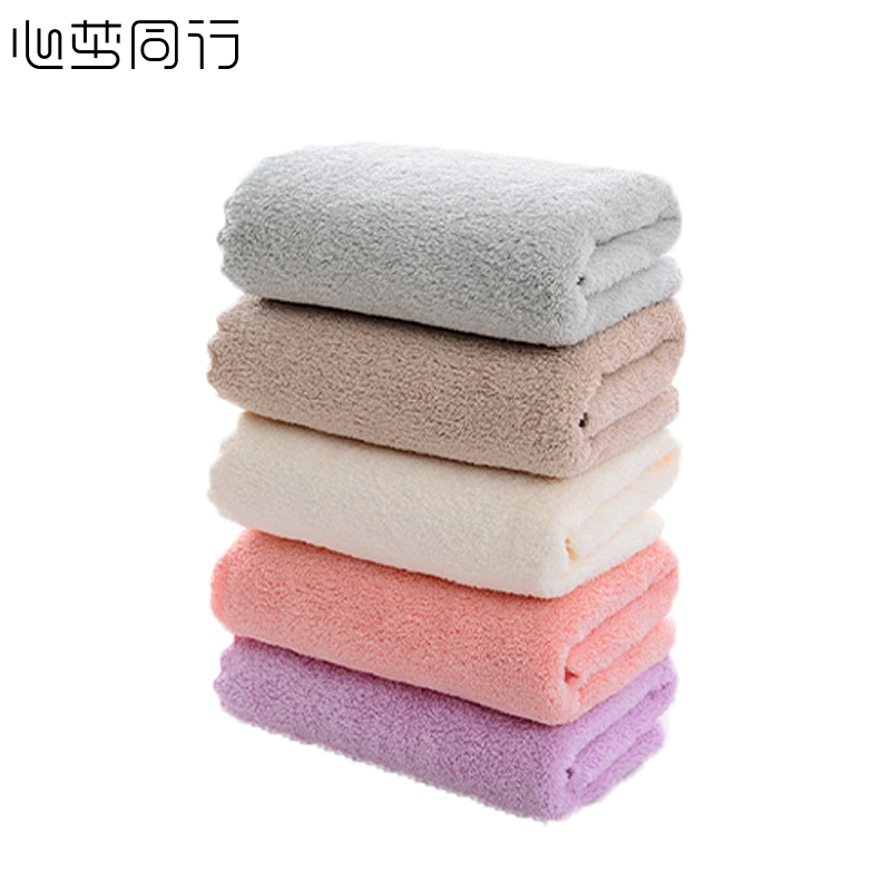 心梦同行 珊瑚绒毛巾卫生间擦手巾吸水抹布 35*75cm/70g/2202/条高清大图