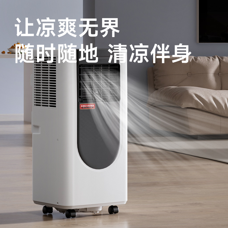 先锋移动空调冷暖两用一体1.5匹无外机家用免安装小型立式DML-15/35H