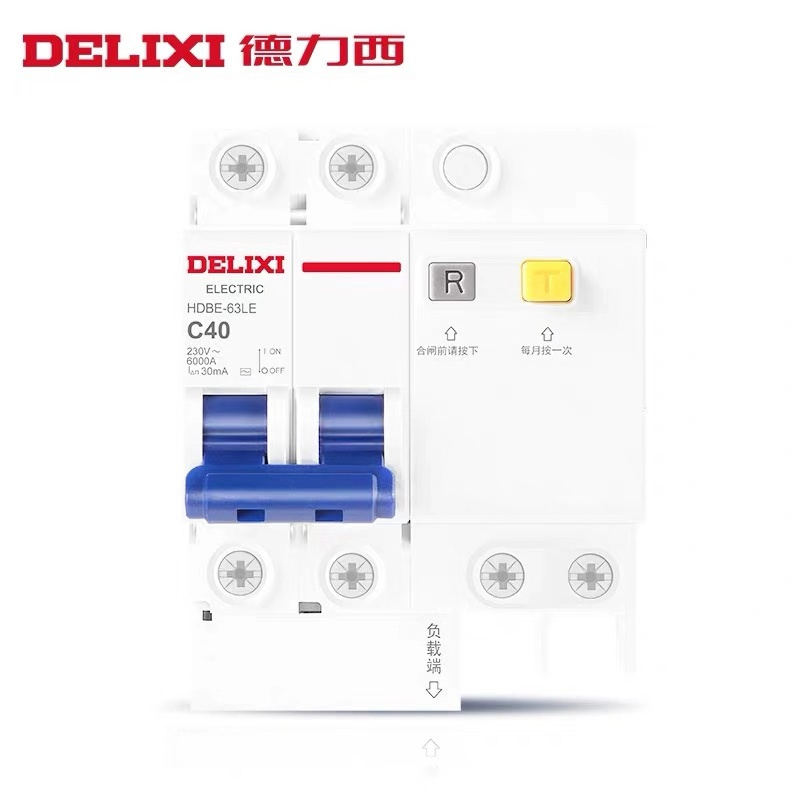 德力西 漏电断路器 规格:DZ47sLE 2P 40A