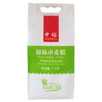中裕(ZHONGYU)原味小麦粉1kg面粉富强粉中筋面粉 水饺面条大饼馒头用粉 食用粉 通用粉 中裕出品