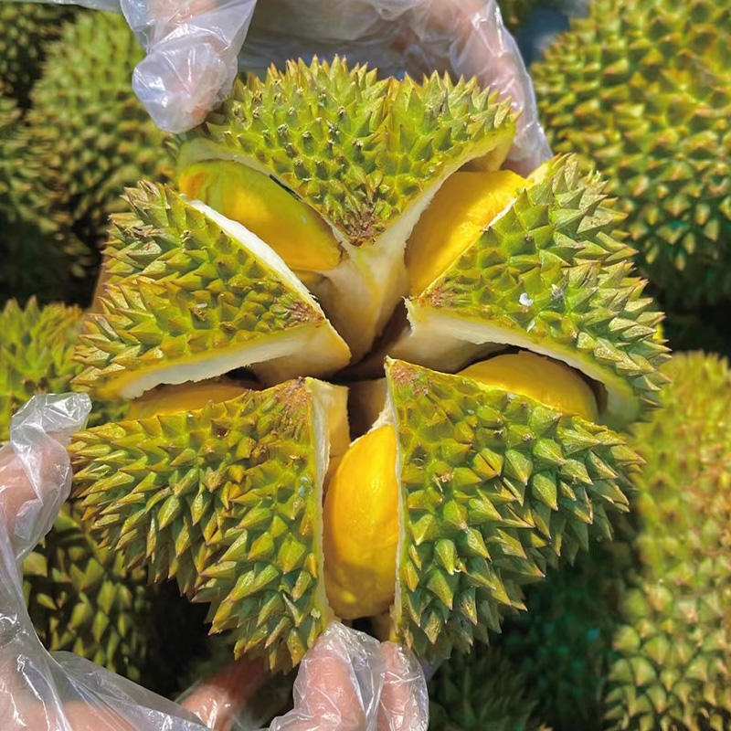 [西沛生鲜]泰国甲仑榴莲 进口榴莲 1个 3-4斤高清大图