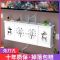 无线wifi路由器置物架收纳盒子免打孔壁挂式电视机顶盒挂墙放置架 翻盖款(大白) 无痕钉(装墙)