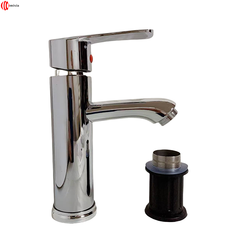 芈夏水龙头 圆形冷热套高清大图