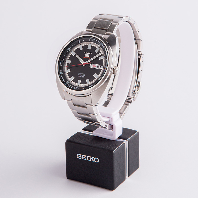 精工seiko手表精工5号自动机械表原装进口鲍鱼形防水夜光时尚运动男表