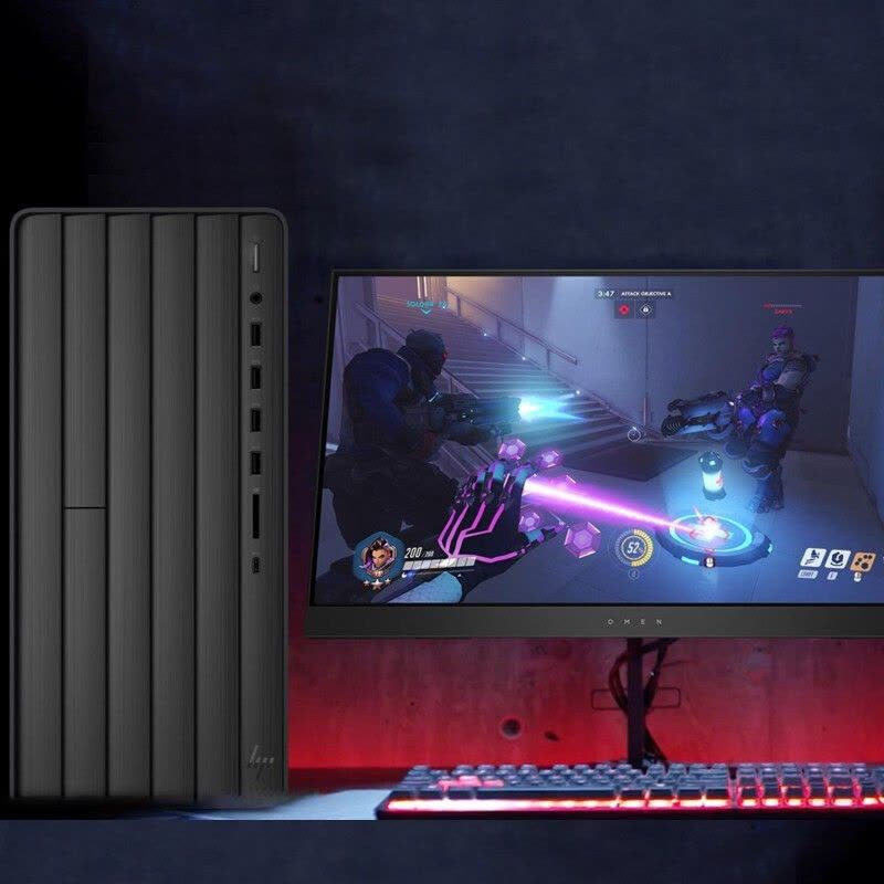 惠普(HP)ENVY TE01 I7-11700F 32G 256G固态+1T RTX3060-12G独显商务游戏台式设计电竞主播电脑商务制图3D绘图渲染台式机定制款图片