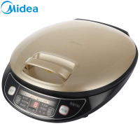美的（Midea）JSN32B 煎烤机电脑版双面悬浮加热蛋糕机电饼铛 金色