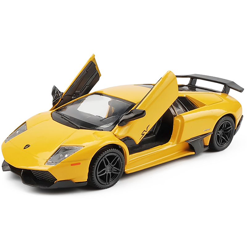 1:36兰博基尼小汽车模型仿真玛莎拉蒂合金跑车模型玩具车男孩赛车 兰