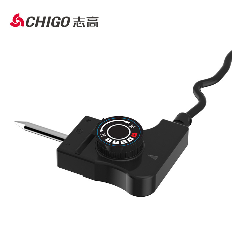 志高(CHIGO)电火锅H8三档调节4L容量多用途一体式韩式炒锅电热锅电煮锅金色