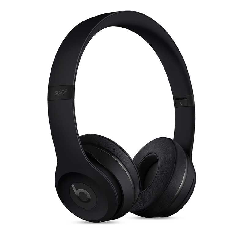 Beats Solo3 Wireless 头戴式 蓝牙无线耳机 手机耳机 游戏耳机 - 黑色 MP582P A/A