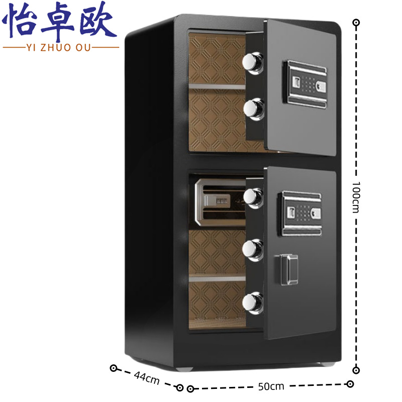 怡卓欧智能密码柜双门1M指纹密码台高清大图